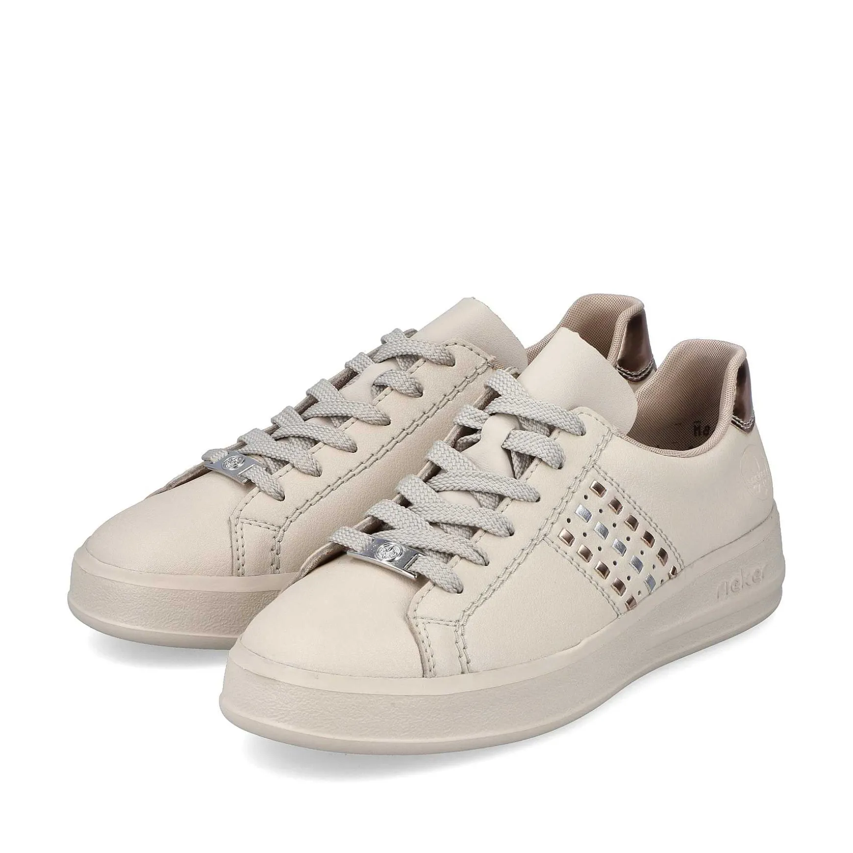 Rieker Women'S Sneaker Low Light Beige