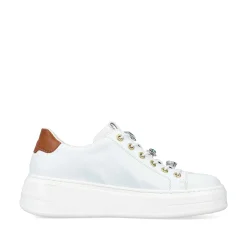 Rieker Women'S Sneaker Low Snow White