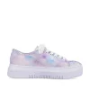 Rieker Women'S Sneaker Low Multi-Crystal White