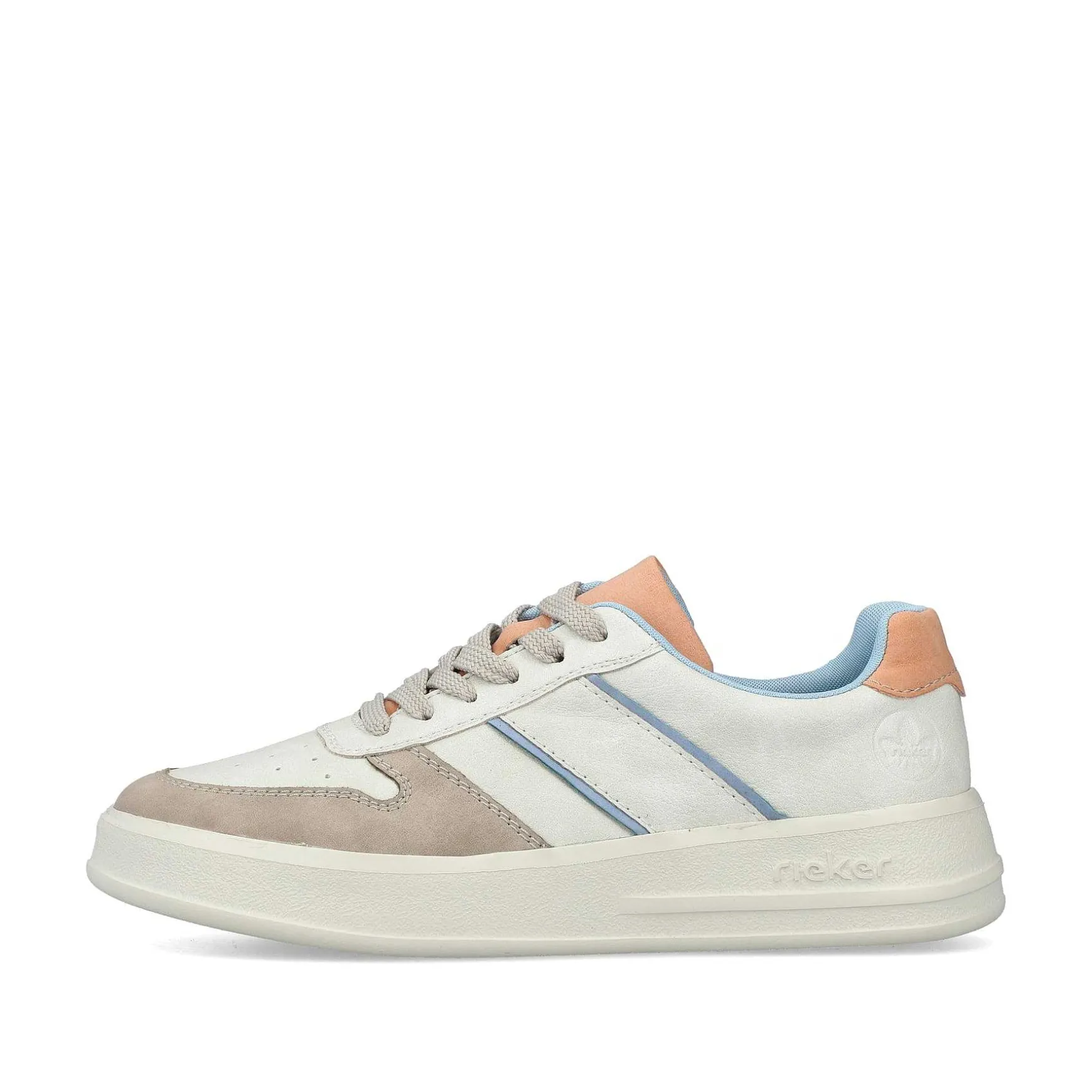 Rieker Women'S Sneaker Low Swan White