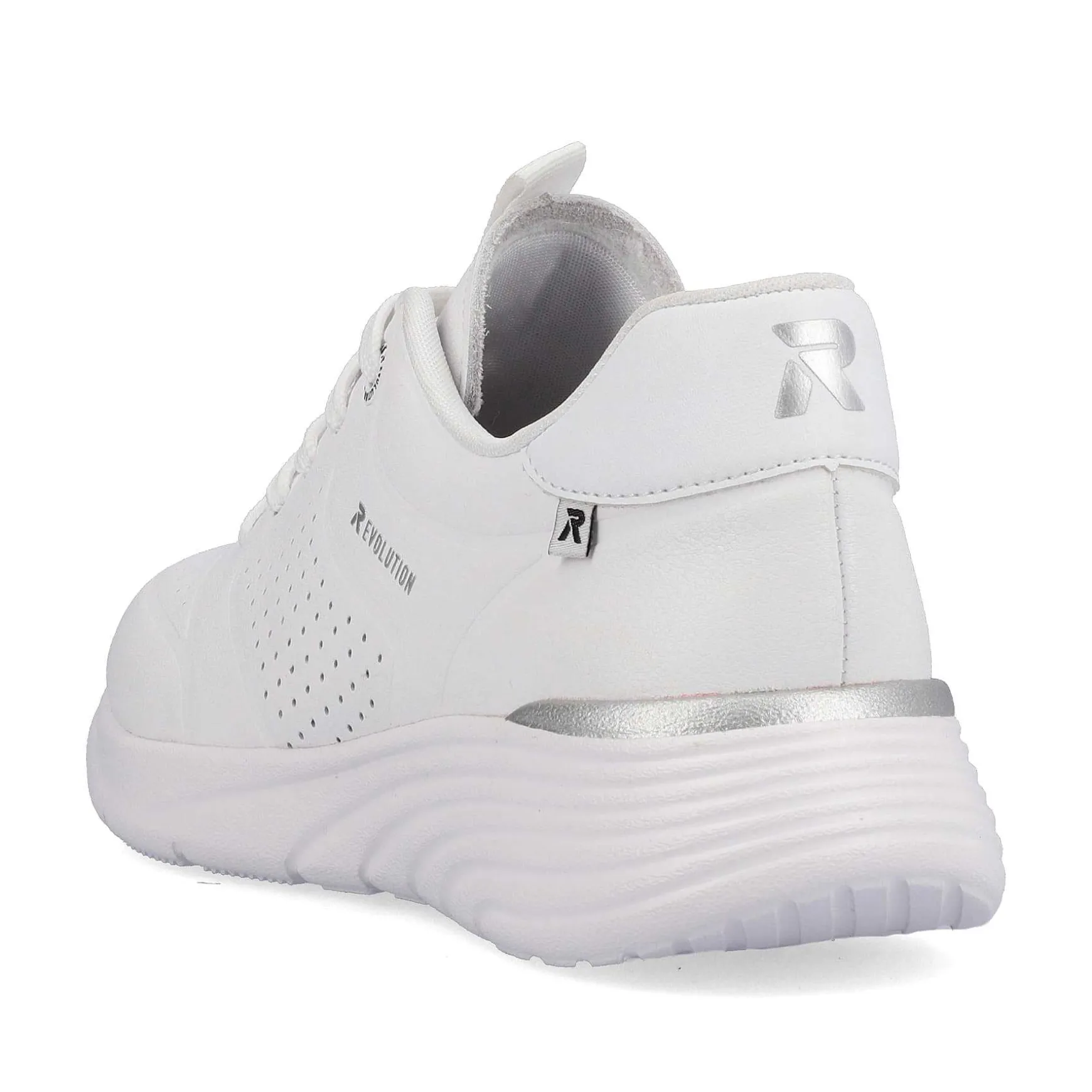 Rieker Women'S Sneaker Low Crystal White