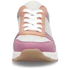 Rieker Women'S Sneaker Low Beige-Multicolored