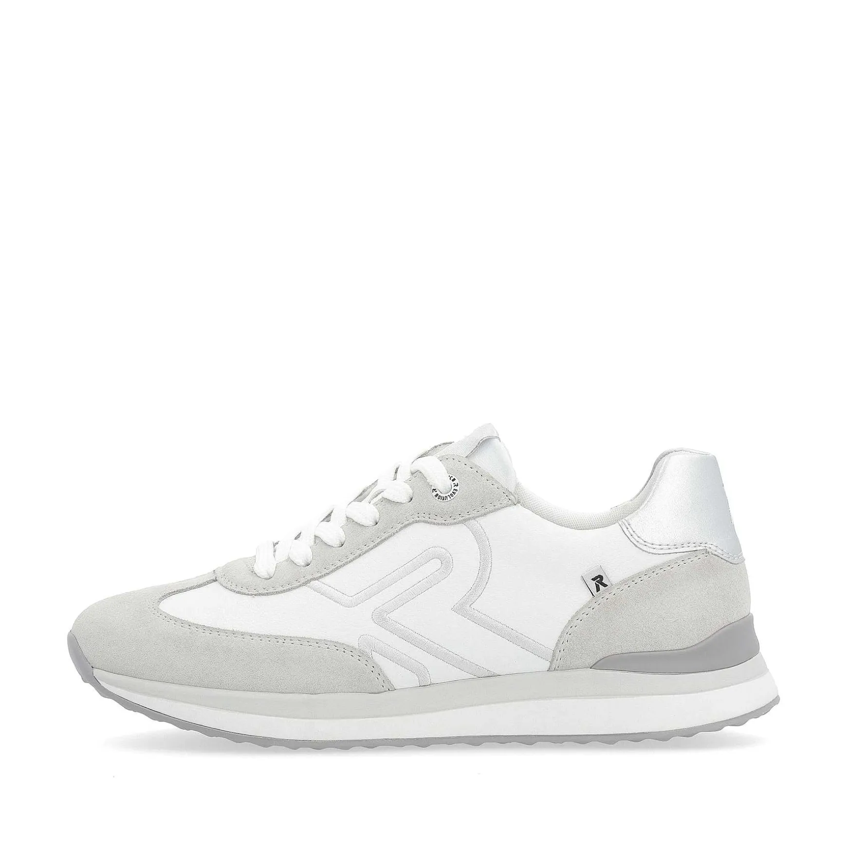 Rieker Women'S Sneaker Low Pearl-White Clay-Beige