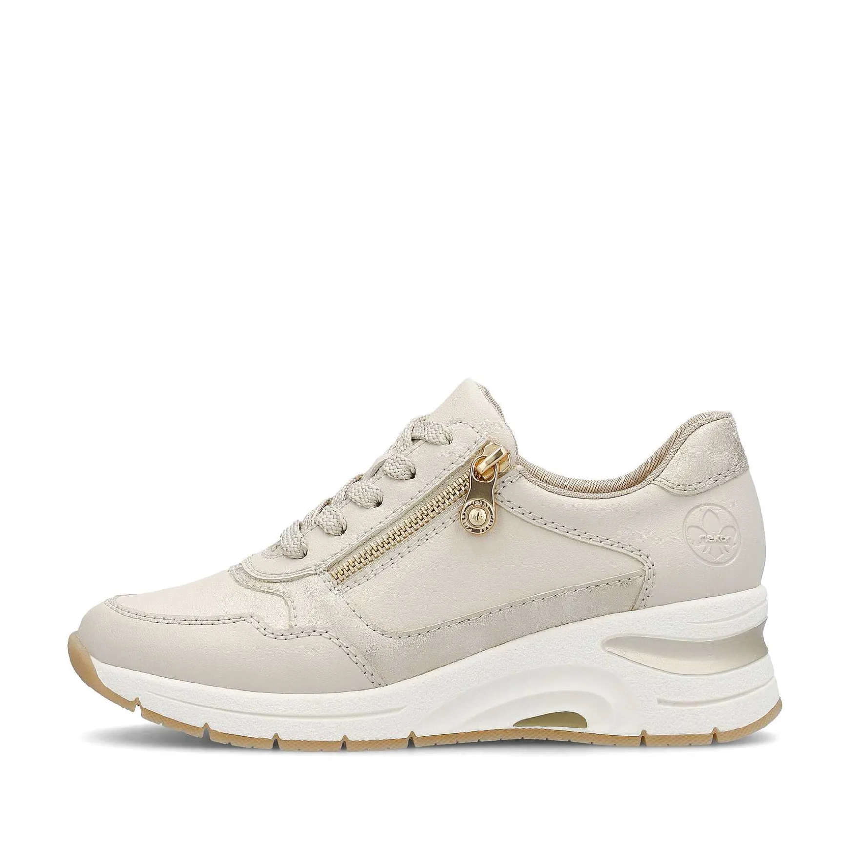 Rieker Women'S Sneaker Low Light Beige