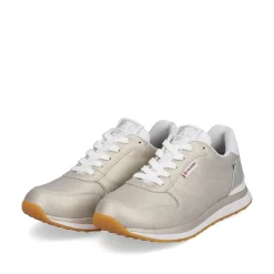 Rieker Women'S Sneaker Low Champagne Metallic