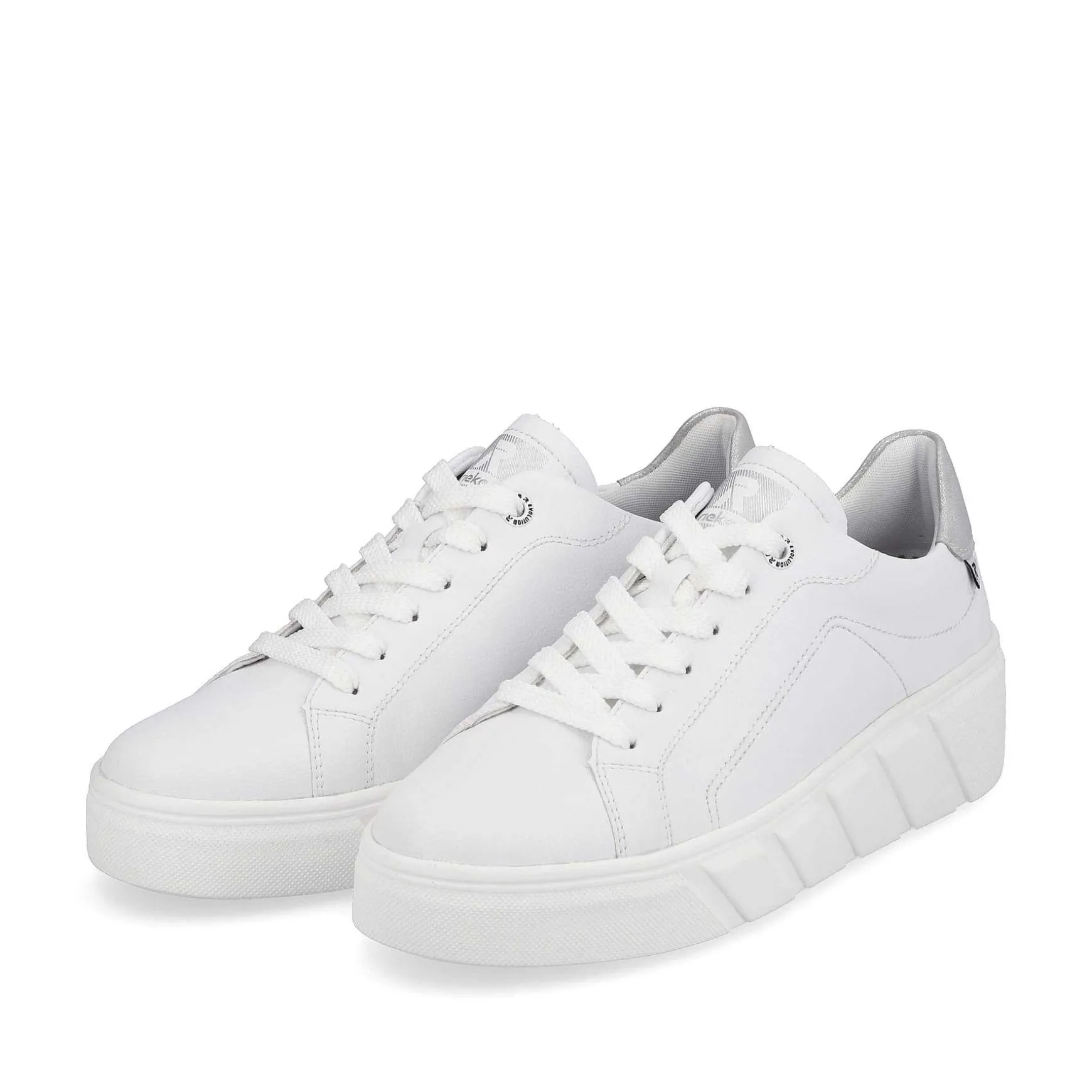 Rieker Women'S Sneaker Low Crystal White