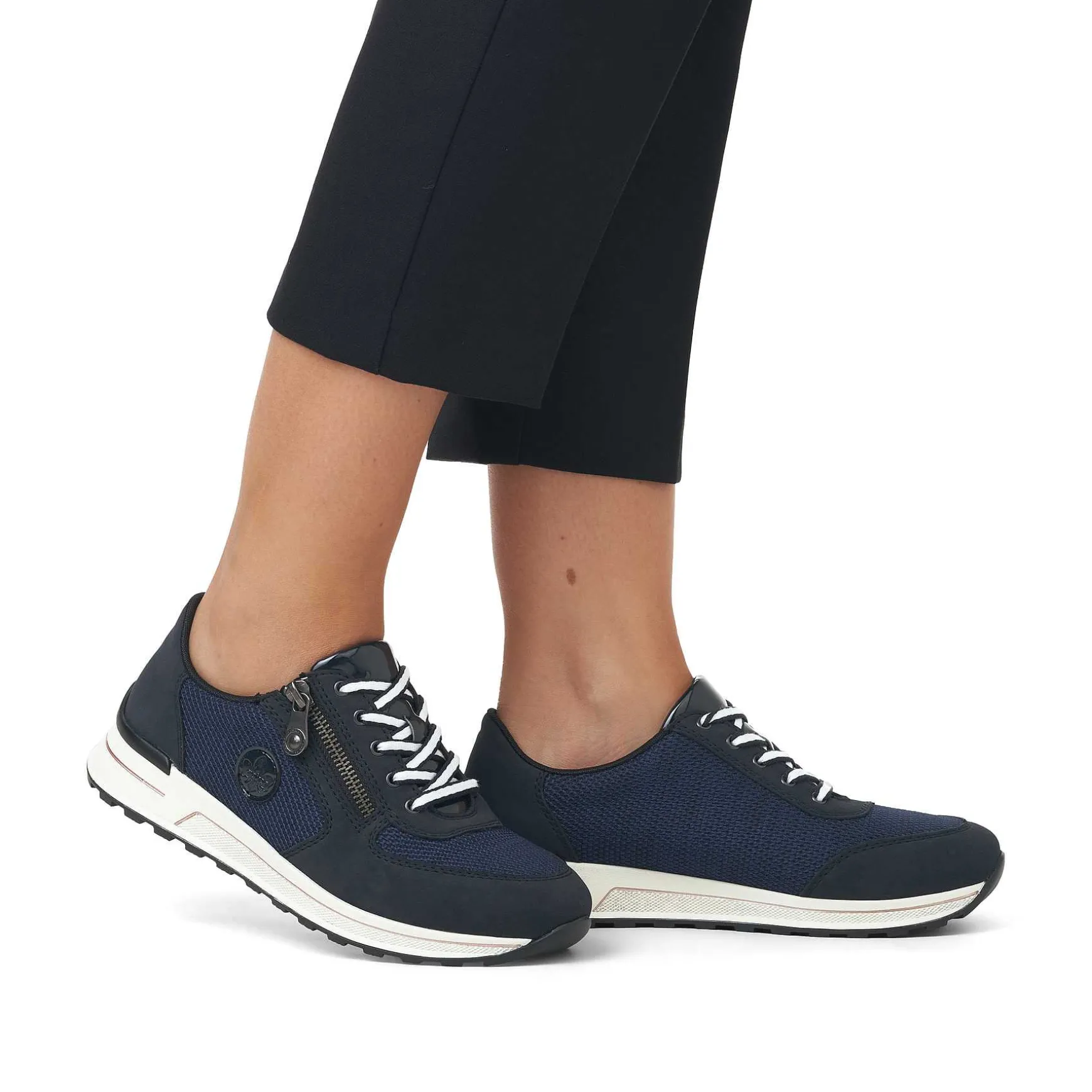 Rieker Women'S Sneaker Low Navy Blue