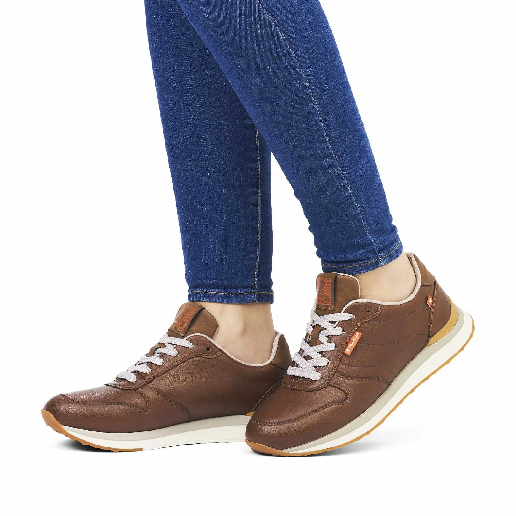 Rieker Women'S Sneaker Low Wood Brown