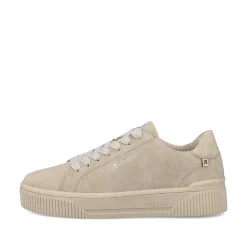 Rieker Women'S Sneaker Low Cream Beige