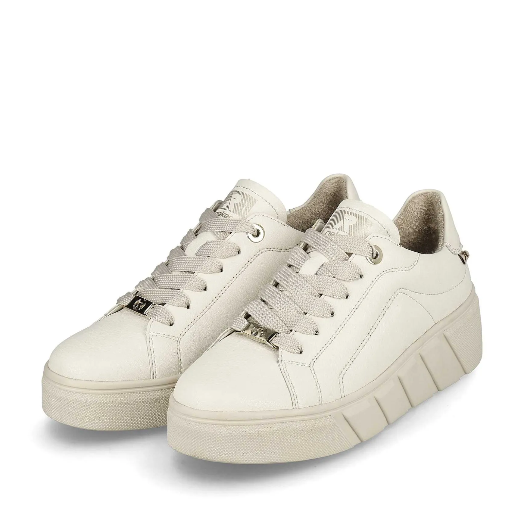 Rieker Women'S Sneaker Low Frost White