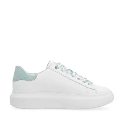 Rieker Women'S Sneaker Low Clear-White Ice-Blue