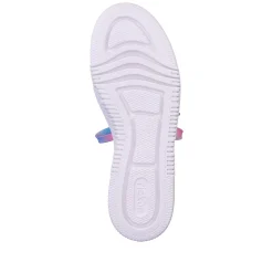 Rieker Women'S Sneaker Low Cream White-Flamigor Pink