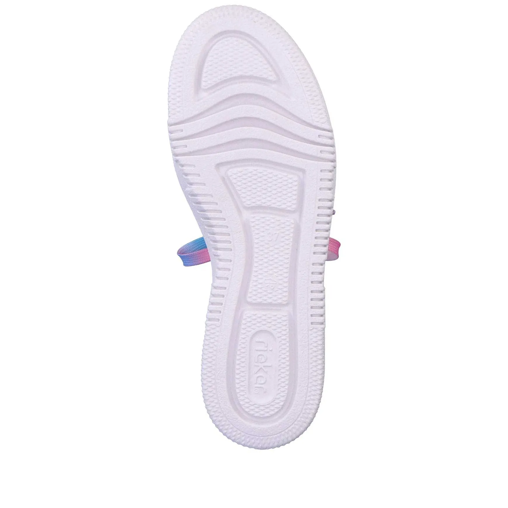 Rieker Women'S Sneaker Low Cream White-Flamigor Pink