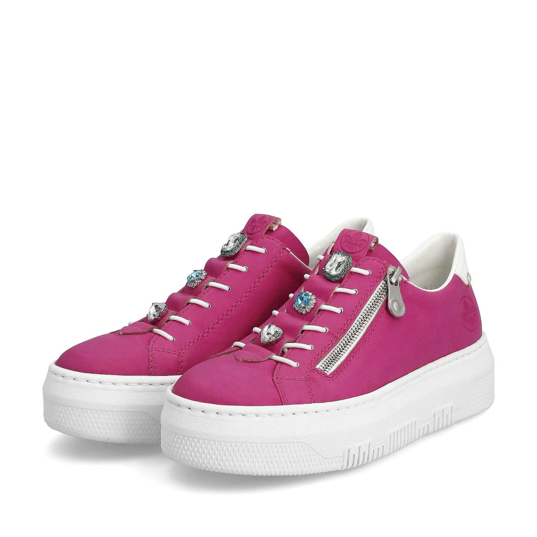 Rieker Women'S Sneaker Low Blood Pink