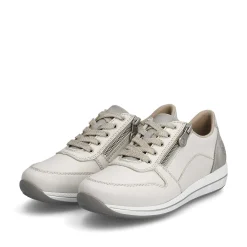 Rieker Women'S Sneaker Low Cream White