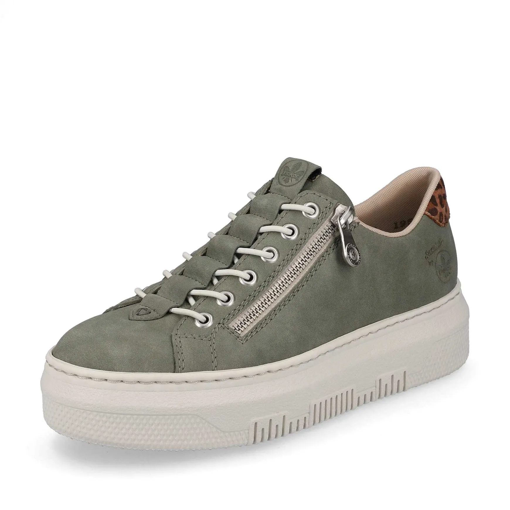 Rieker Women'S Sneaker Low Olive Green