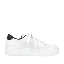 Rieker Women'S Sneaker Low Lily White-Night Black
