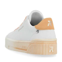 Rieker Women'S Sneaker Low Crystal-White Apricot
