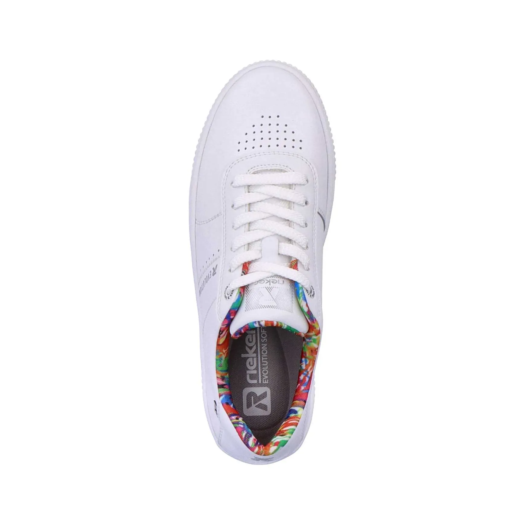 Rieker Women'S Sneaker Low Frost White