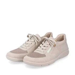 Rieker Women'S Sneaker Low Cream Beige