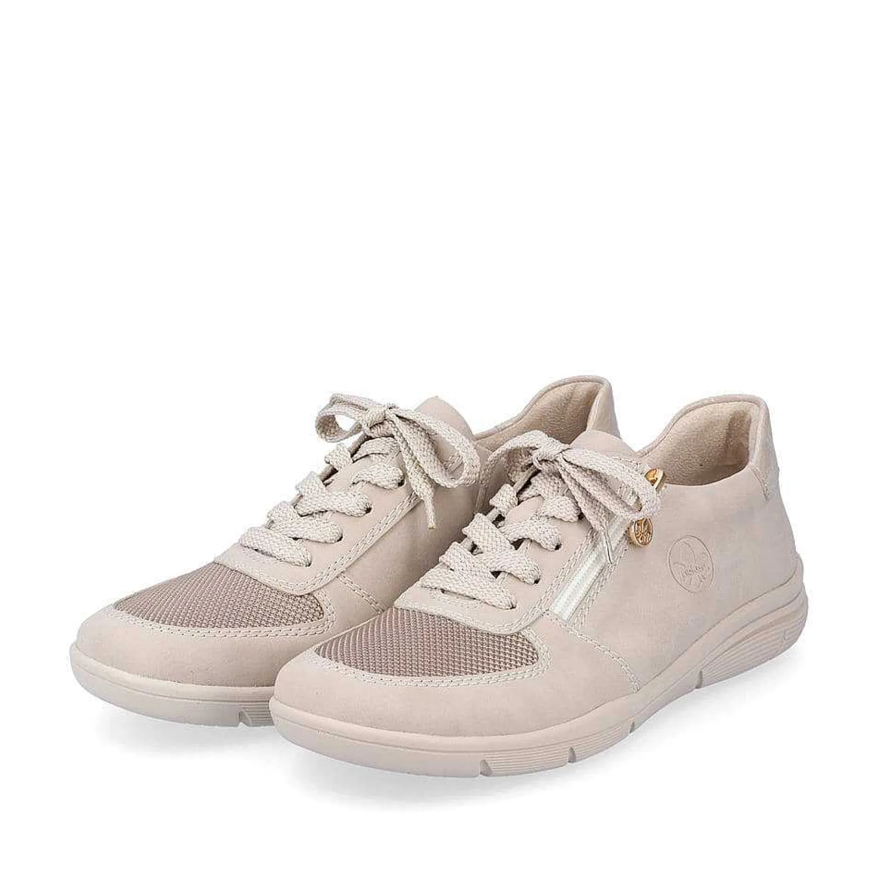 Rieker Women'S Sneaker Low Cream Beige