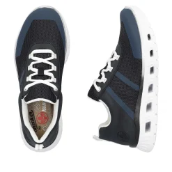 Rieker Women'S Sneaker Low Steel Blue