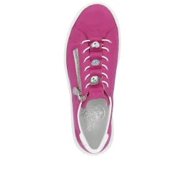 Rieker Women'S Sneaker Low Blood Pink