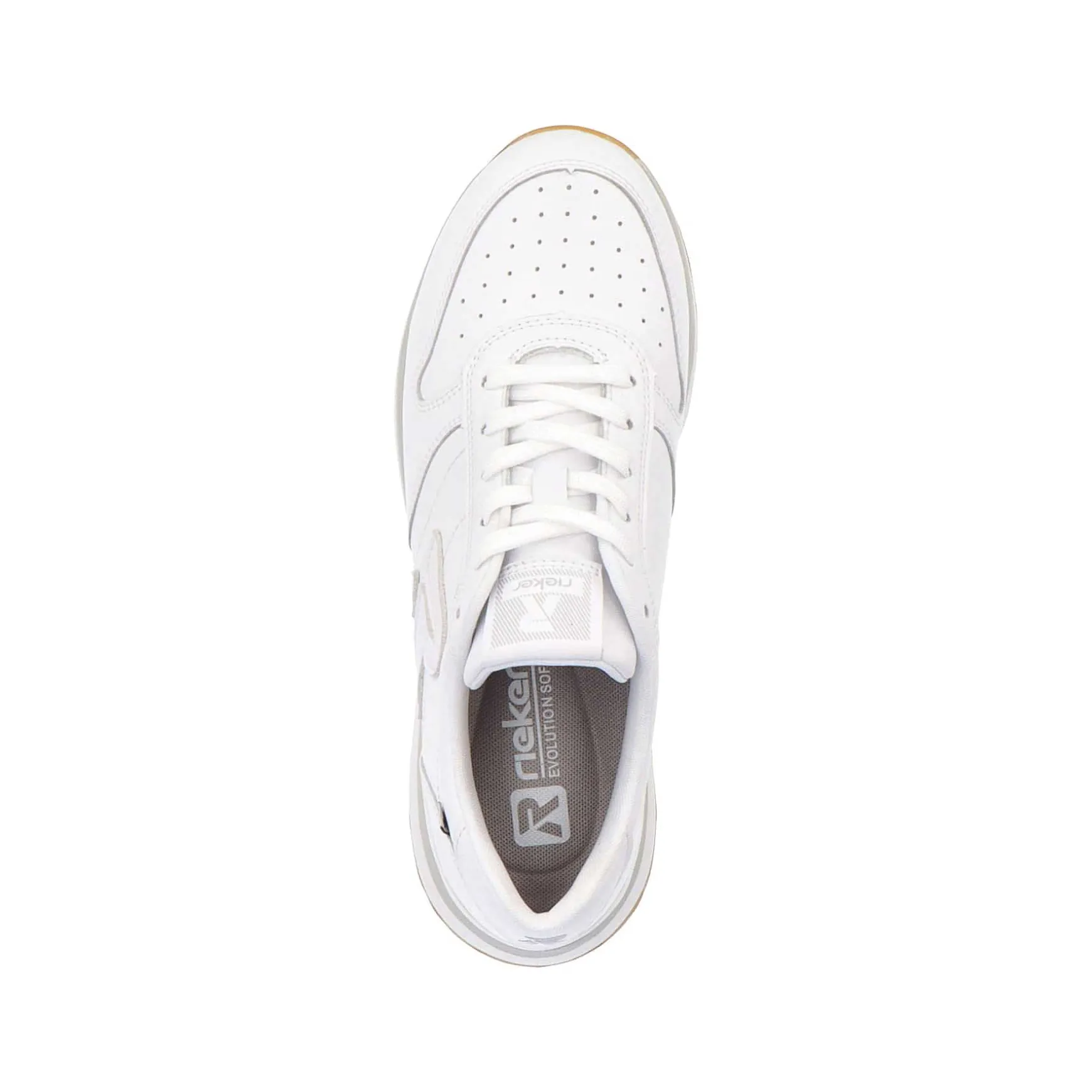 Rieker Women'S Sneaker Low Frost White