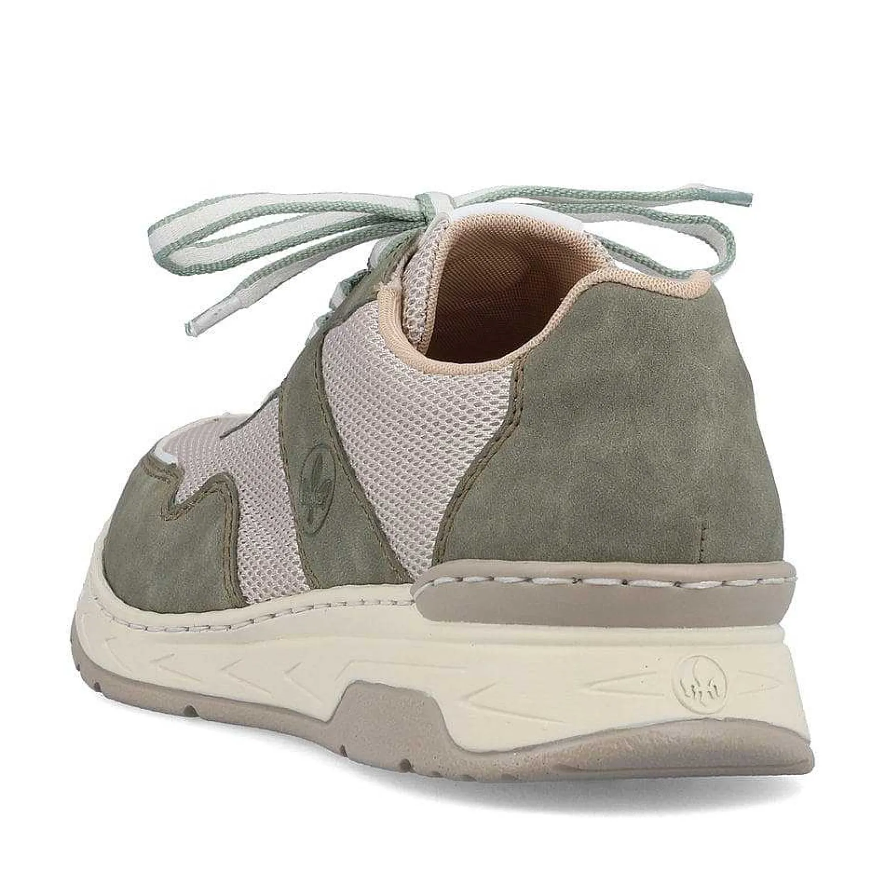 Rieker Women'S Sneaker Low Cactus Green-Light Beige
