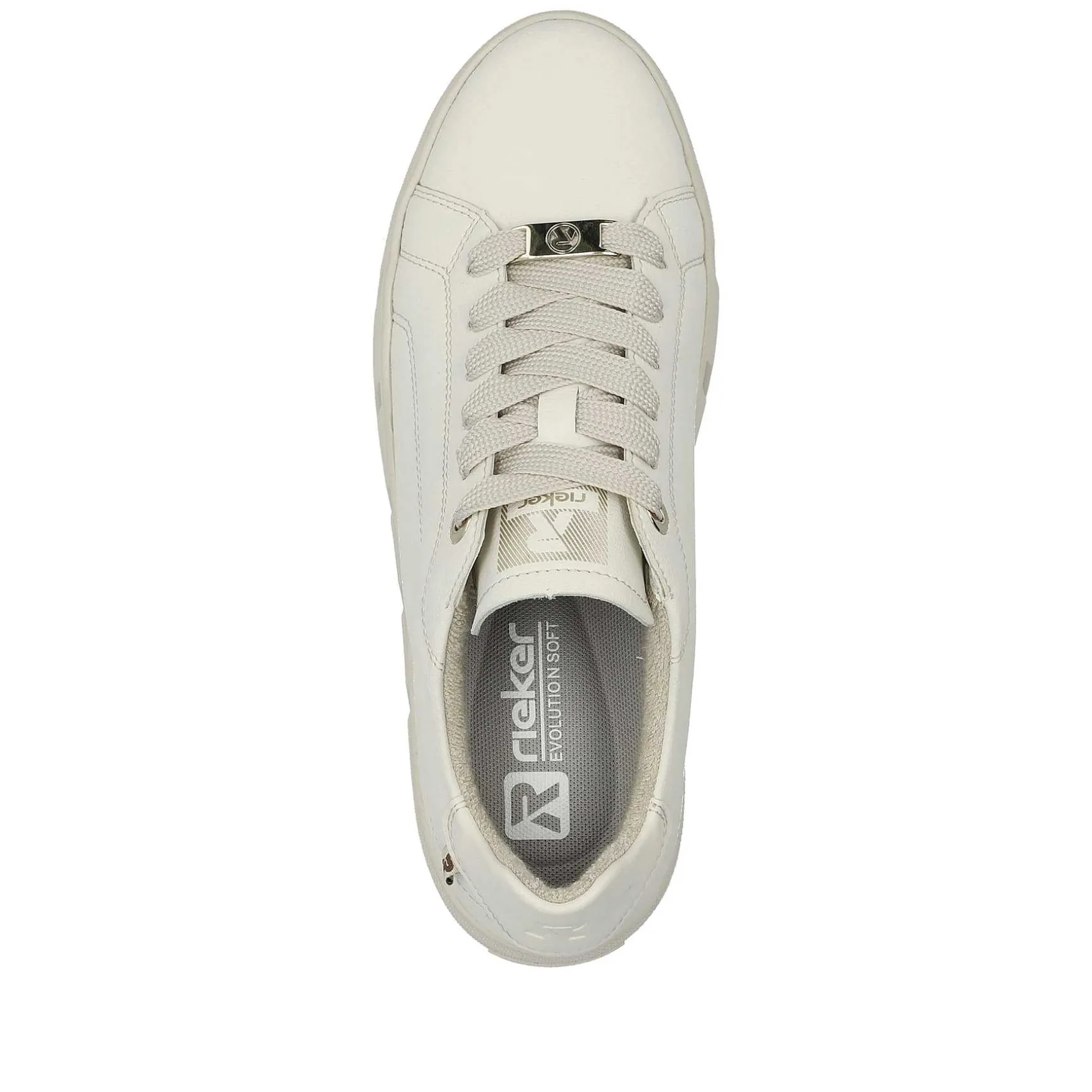 Rieker Women'S Sneaker Low Frost White