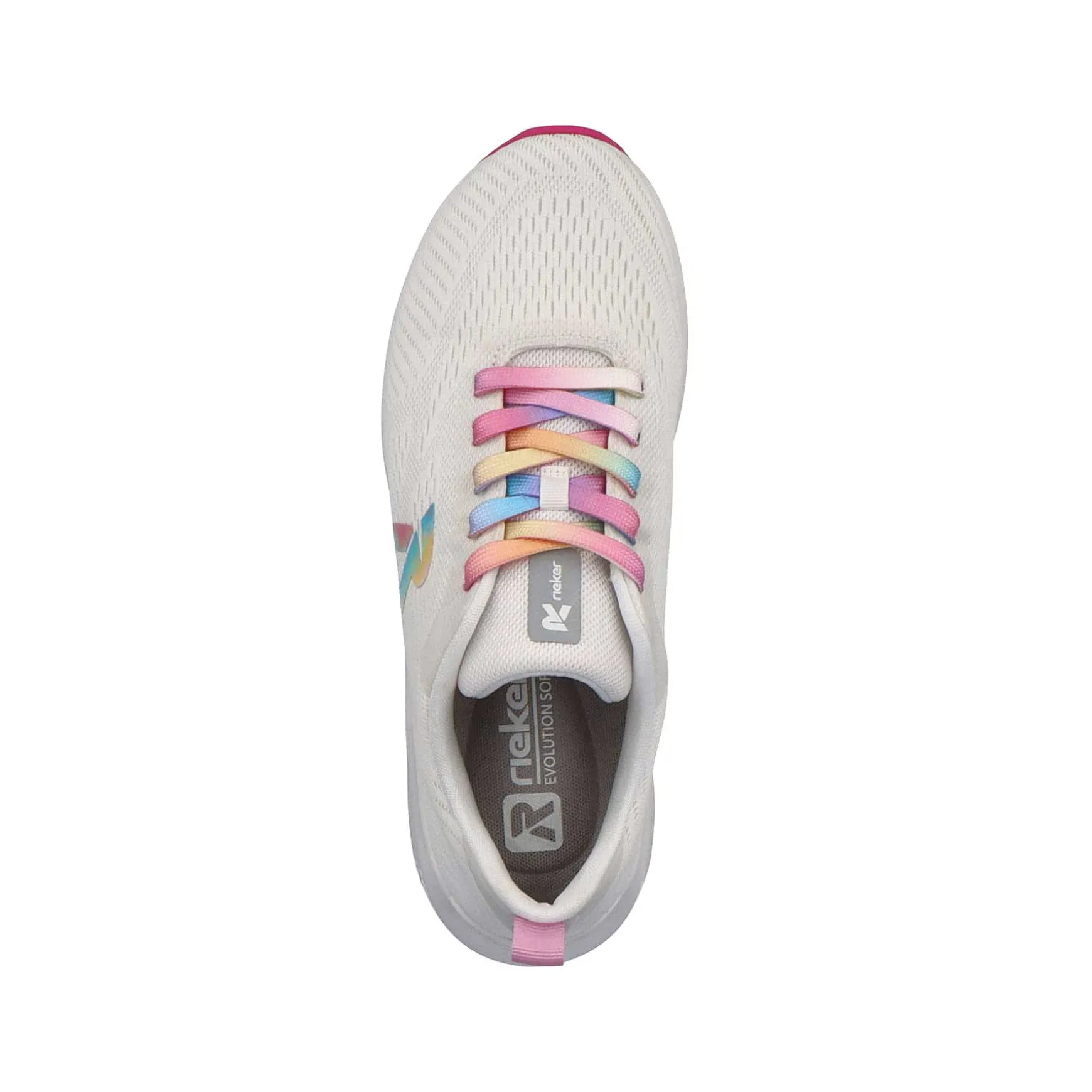 Rieker Women'S Sneaker Low Crystal White