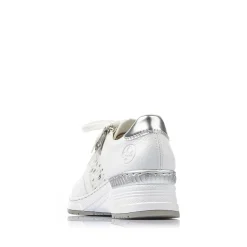 Rieker Women'S Sneaker Low Swan White