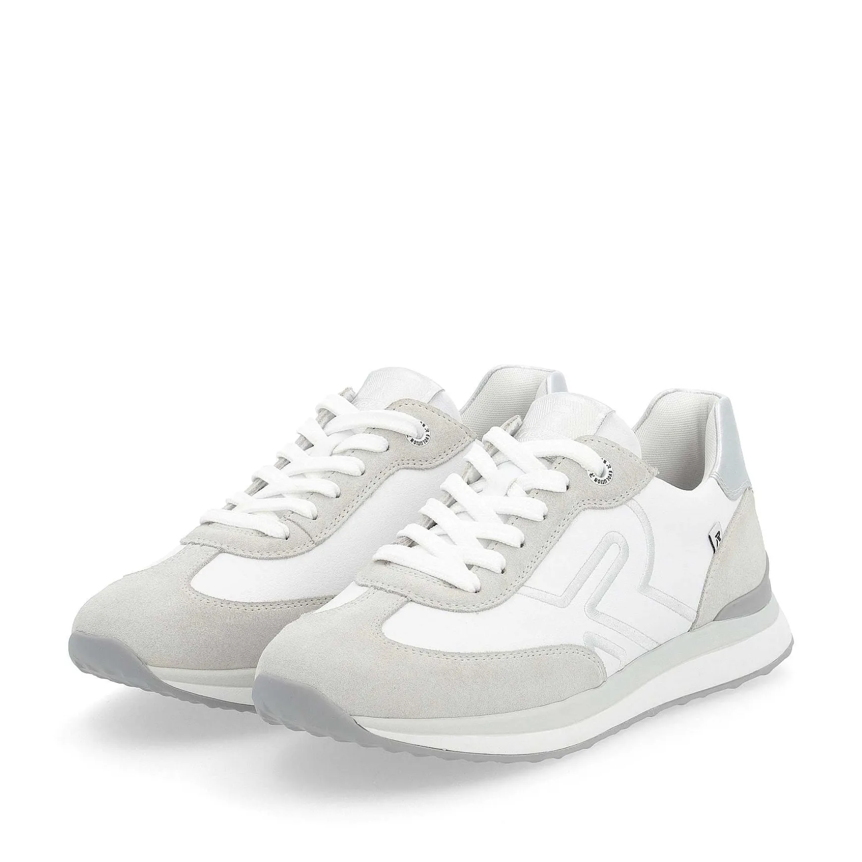 Rieker Women'S Sneaker Low Pearl-White Clay-Beige