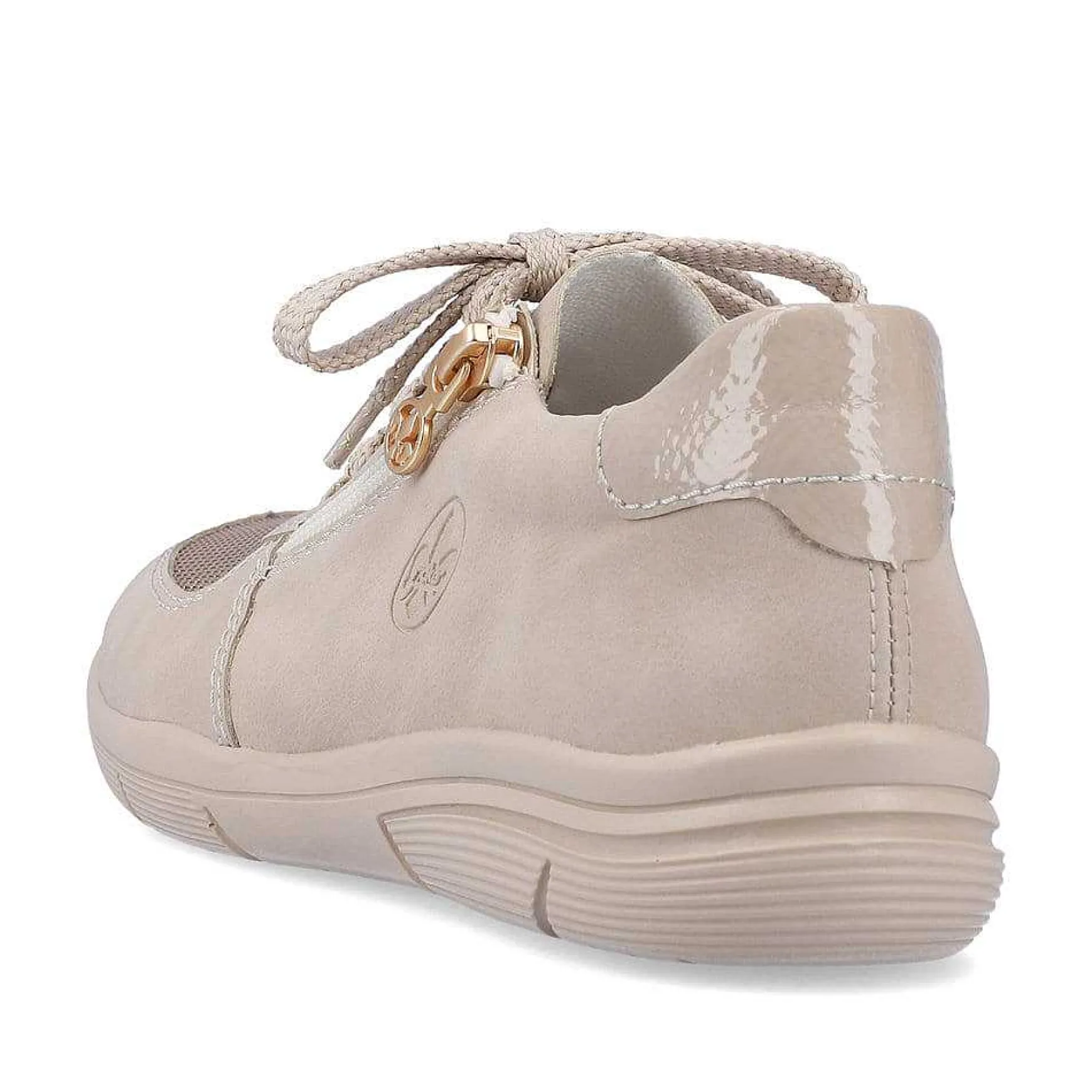 Rieker Women'S Sneaker Low Cream Beige