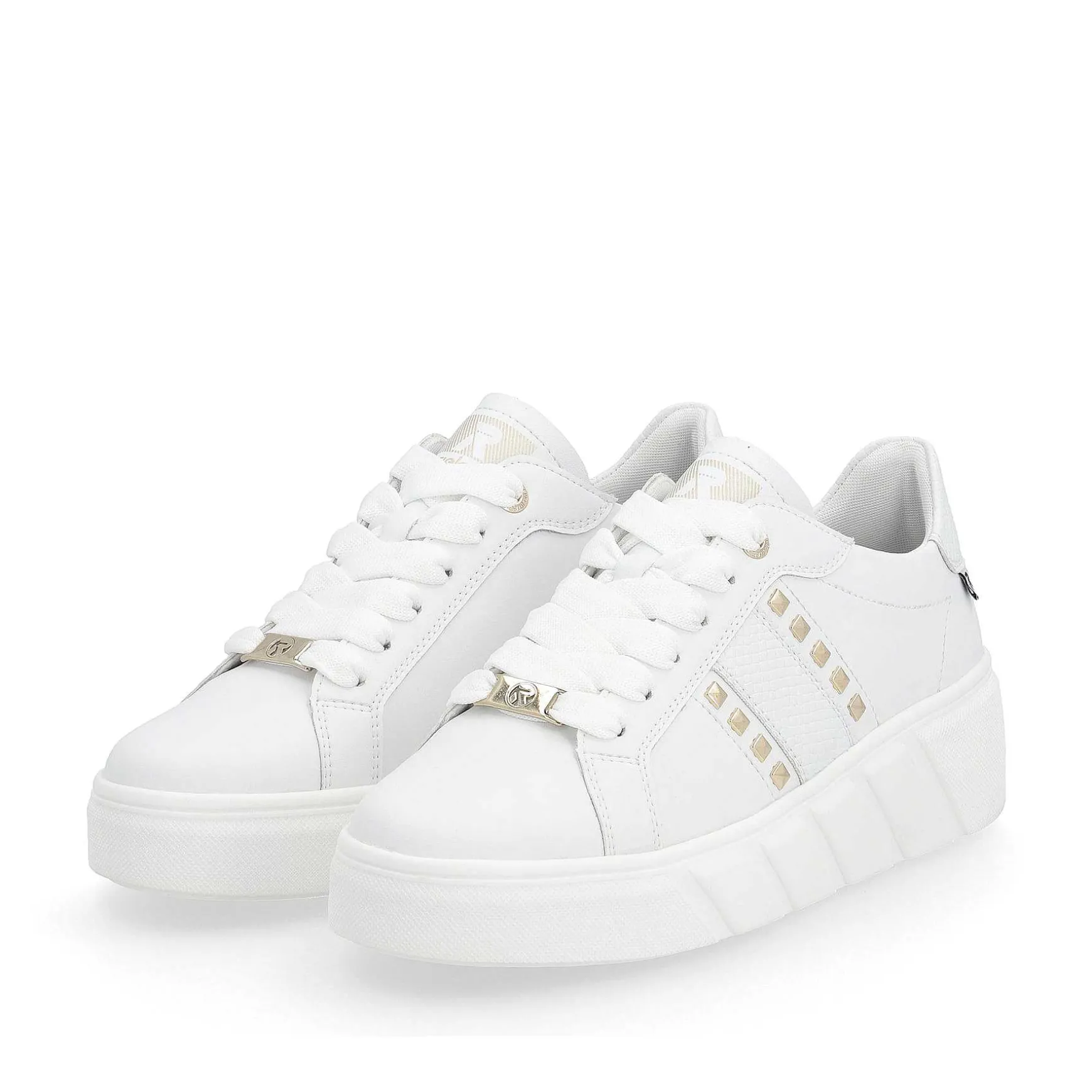 Rieker Women'S Sneaker Low Diamond White