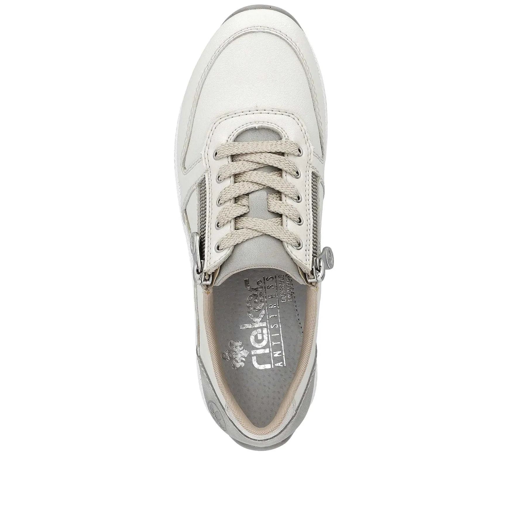 Rieker Women'S Sneaker Low Cream White