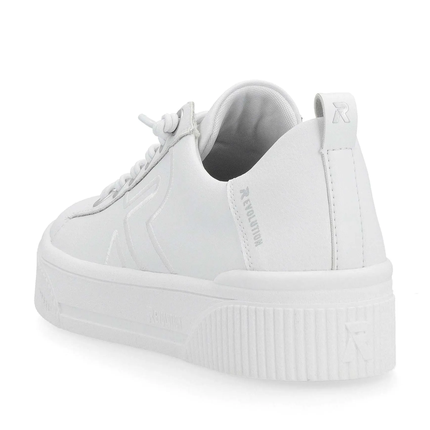 Rieker Women'S Sneaker Low Clear White
