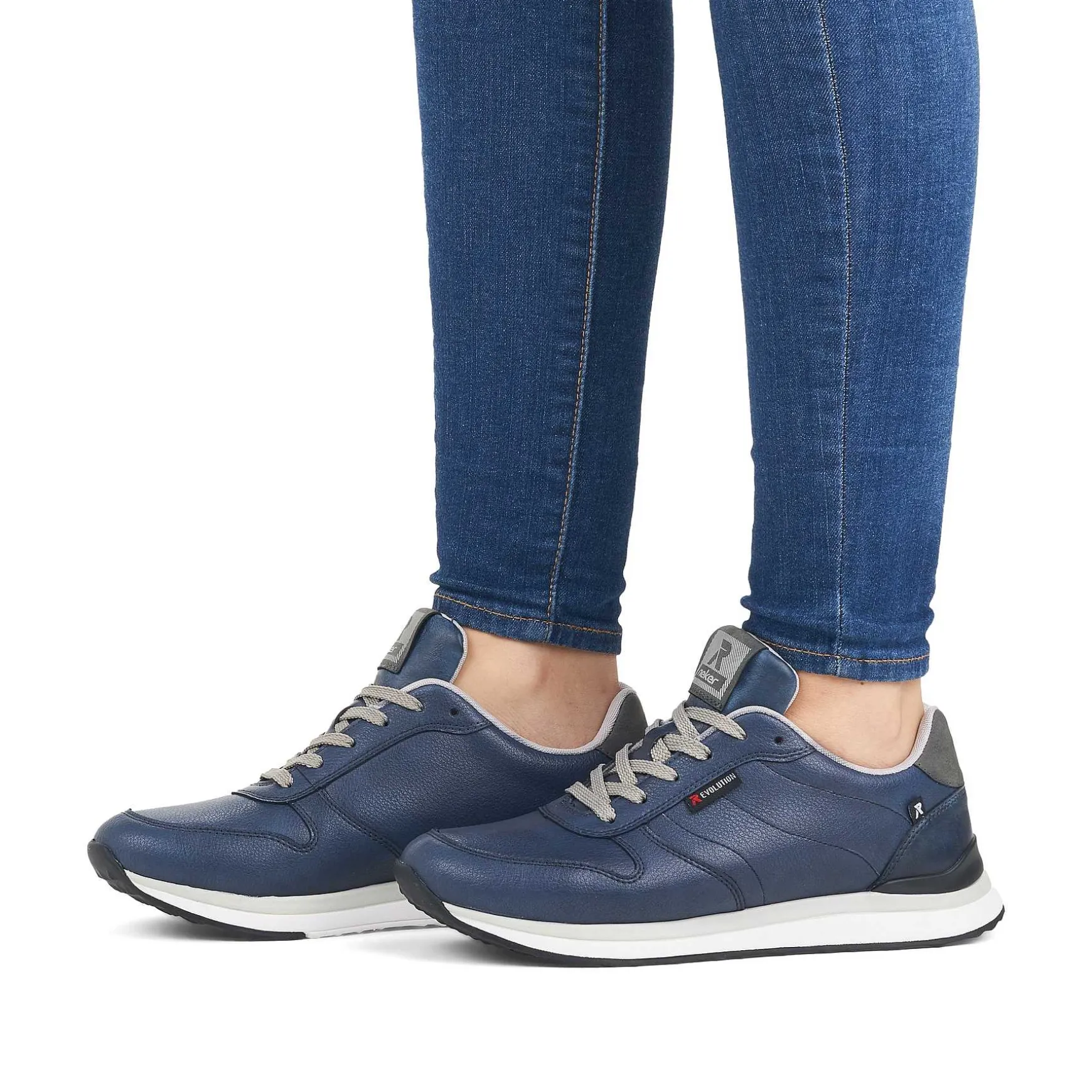 Rieker Women'S Sneaker Low Navy Blue