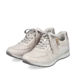 Rieker Women'S Sneaker Low Cream White