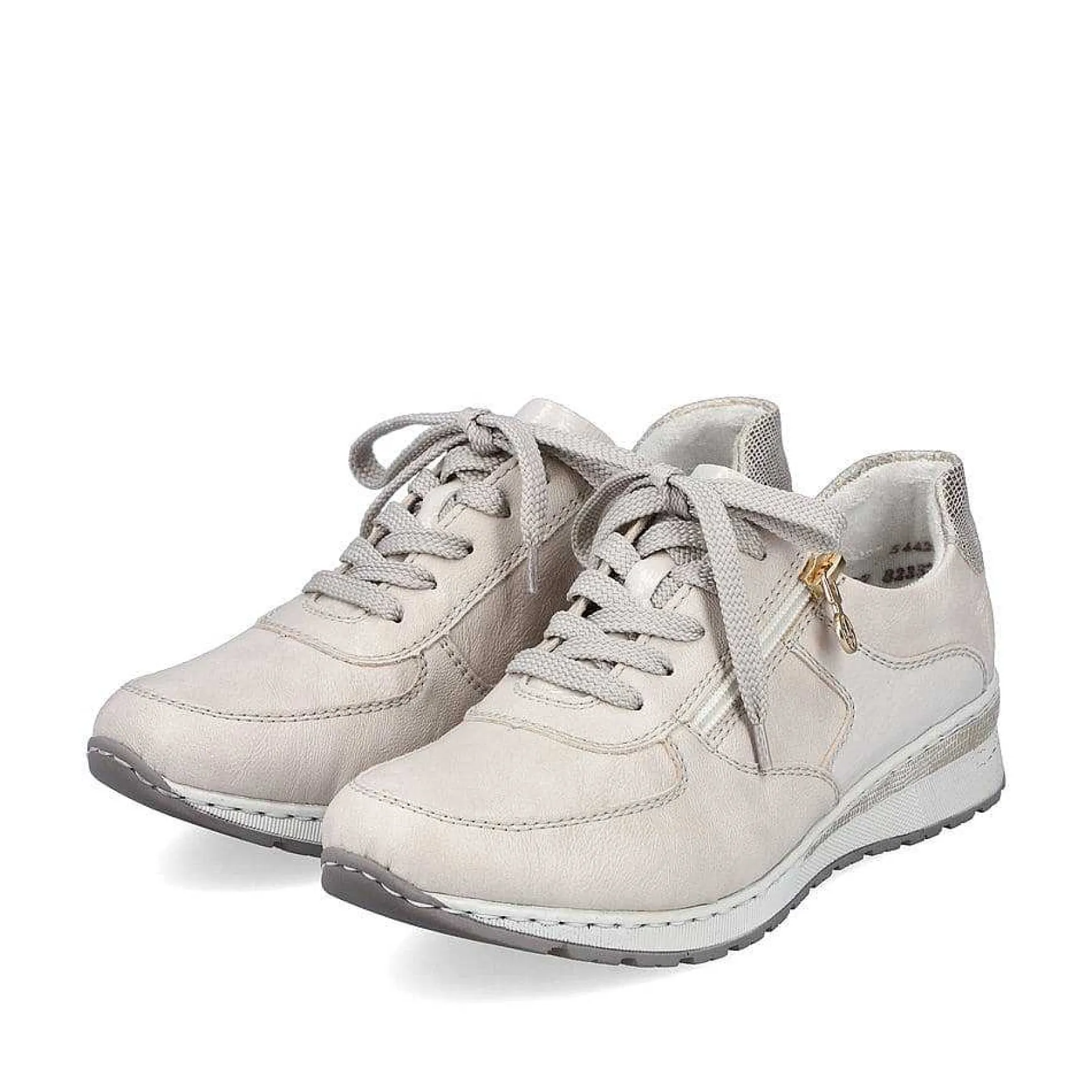 Rieker Women'S Sneaker Low Cream White