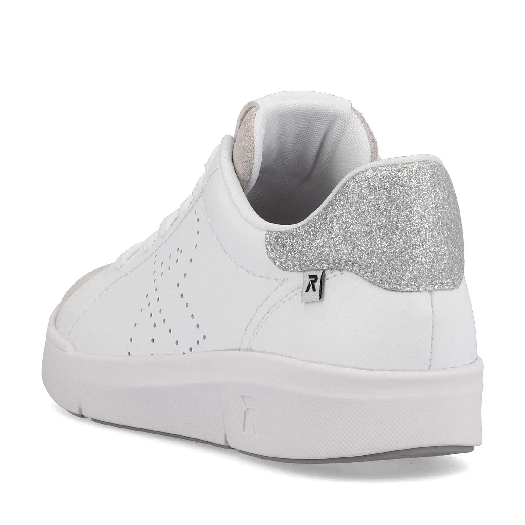 Rieker Women'S Sneaker Low Swan-White Beige