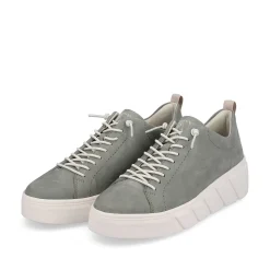 Rieker Women'S Sneaker Low Khaki Green