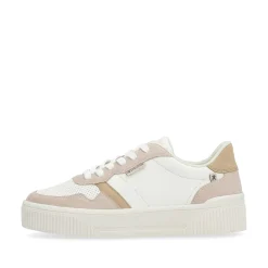 Rieker Women'S Sneaker Low Crystal-White Sand-Beige