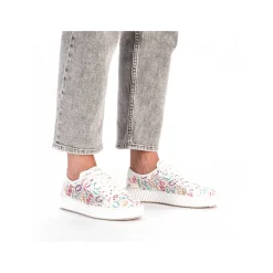 Rieker Women'S Sneaker Low Multi-Snow White