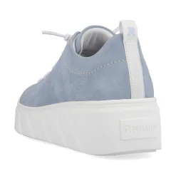 Rieker Women'S Sneaker Low Light Summer Blue