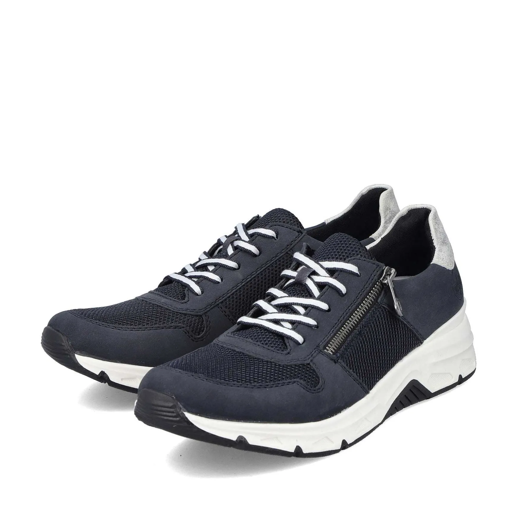Rieker Women'S Sneaker Low Steel Blue