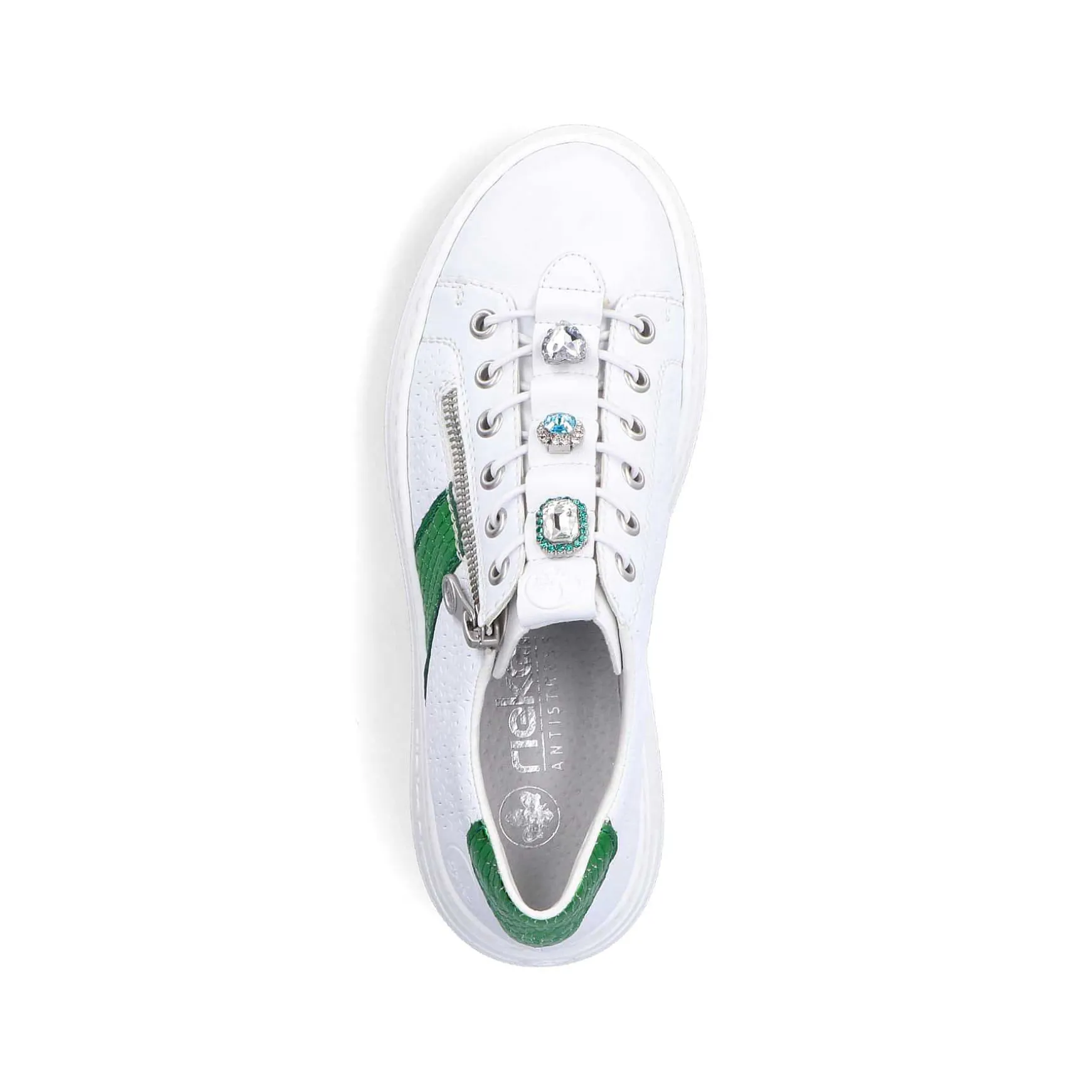 Rieker Women'S Sneaker Low Ice White
