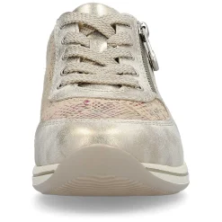 Rieker Women'S Sneaker Low Beige Multi-Metallic