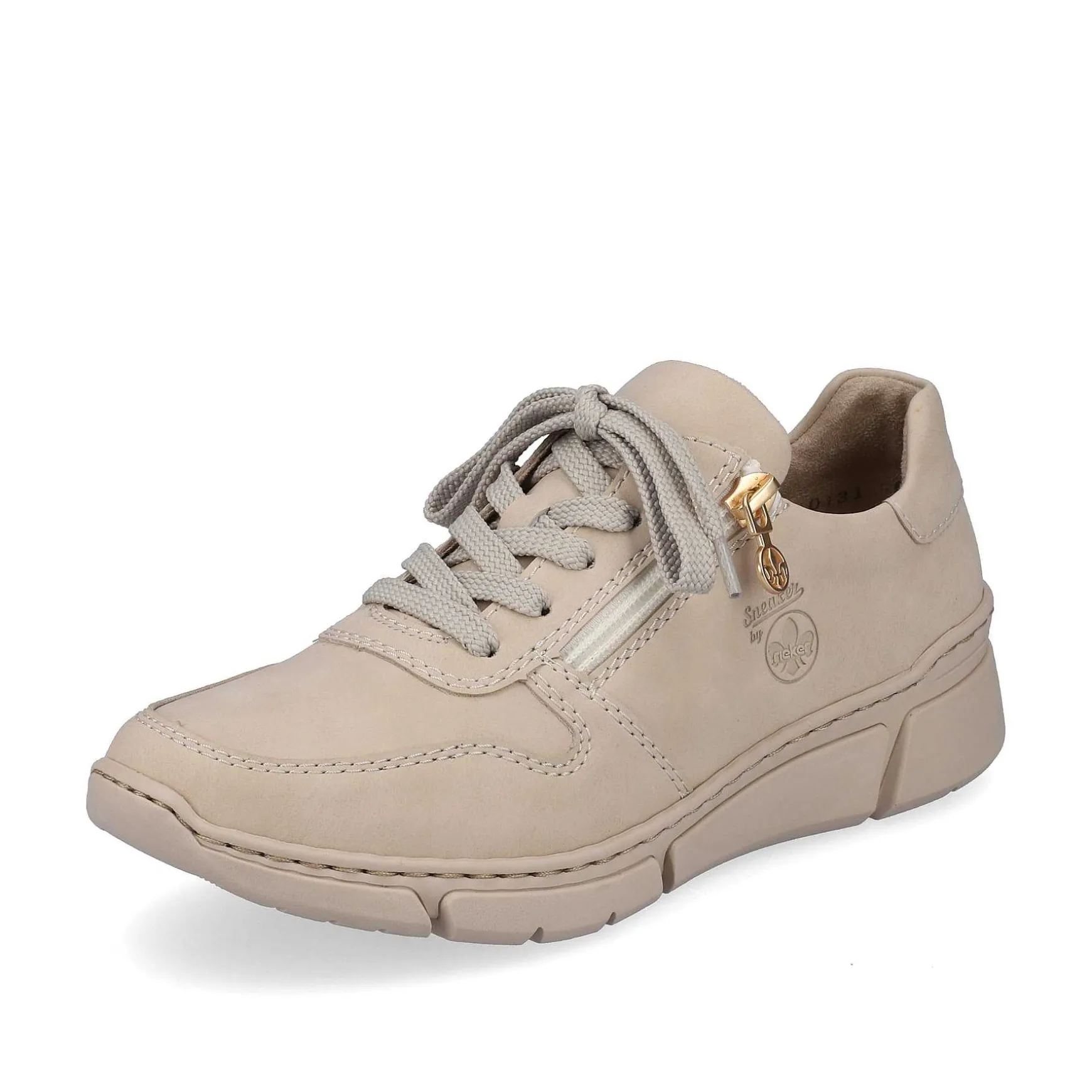 Rieker Women'S Sneaker Low Cream Beige