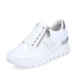 Rieker Women'S Sneaker Low Pure White